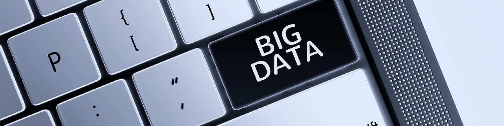 Toetsenbord met knop "Big Data"