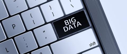 Toetsenbord met knop "Big Data"